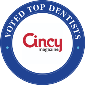 Cincy Magazine Voted Top Dentist badge