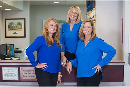 Front office team from Gerome and Patrice Family Dentistry in Loveland, OH