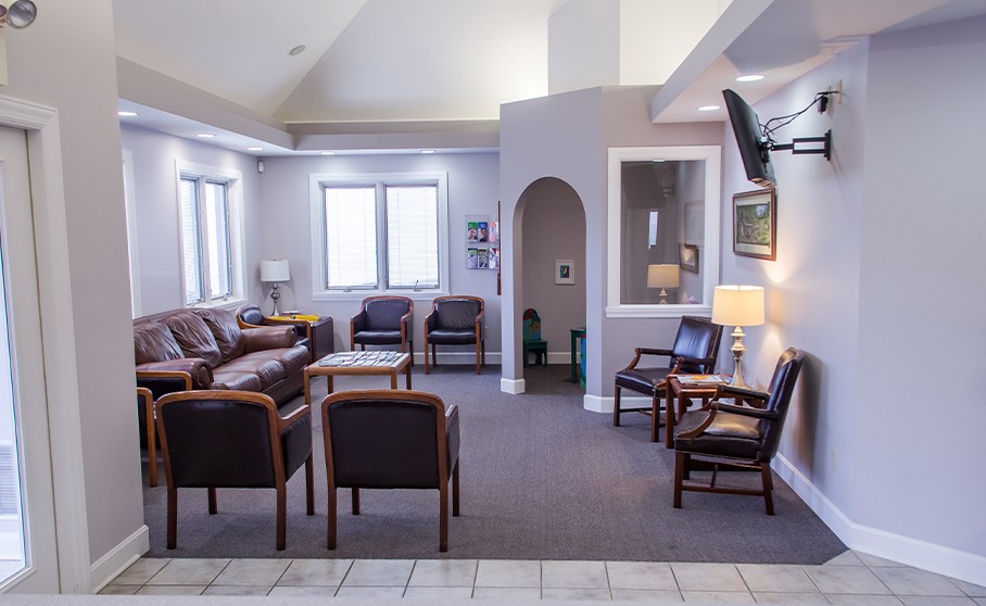 Loveland Ohio dental office recpetion area